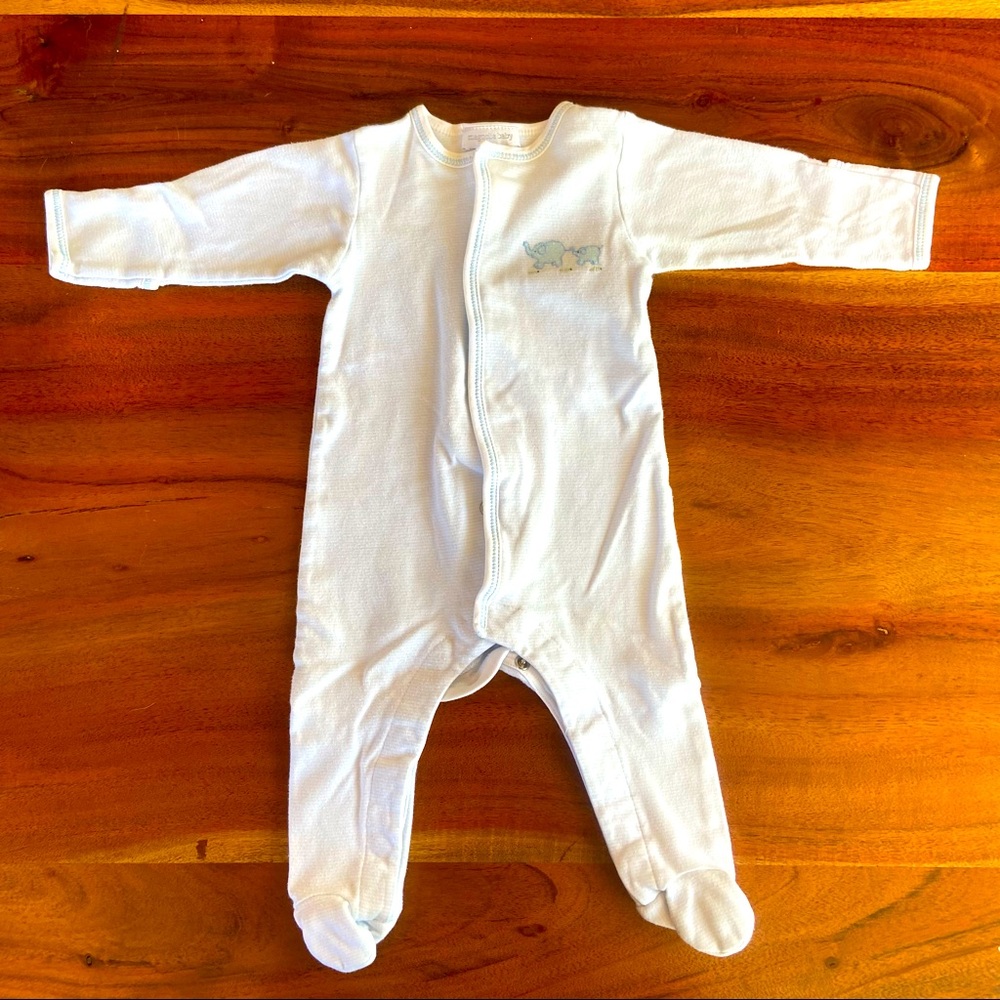Magnolia Baby 3m stripe Footie elephant Unisex